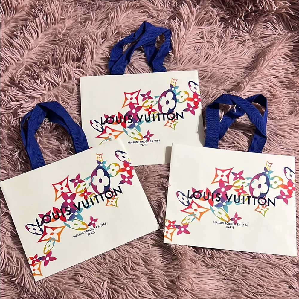 Louis Vuitton shopping bags